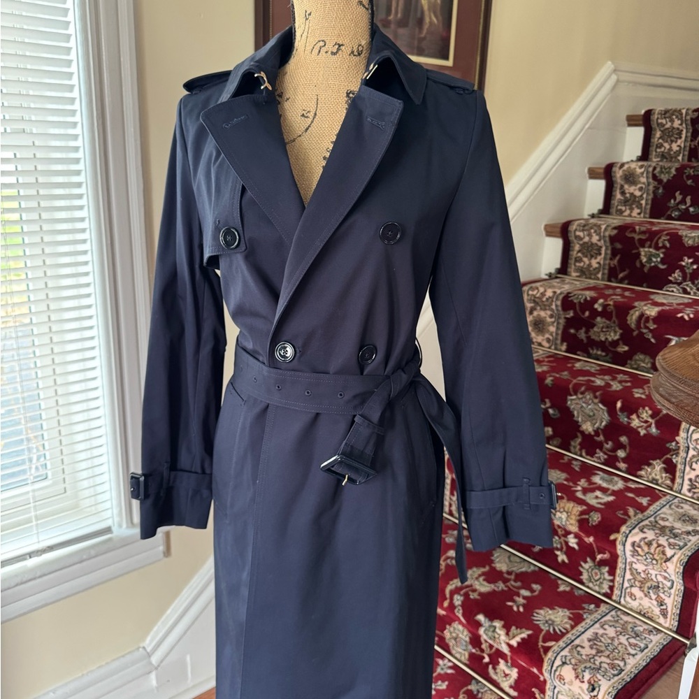 Mango Navy Trench Coat - new with tags